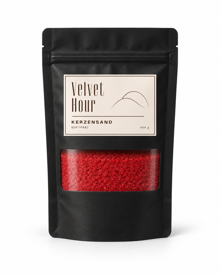 Kerzensand duftfrei, rot
